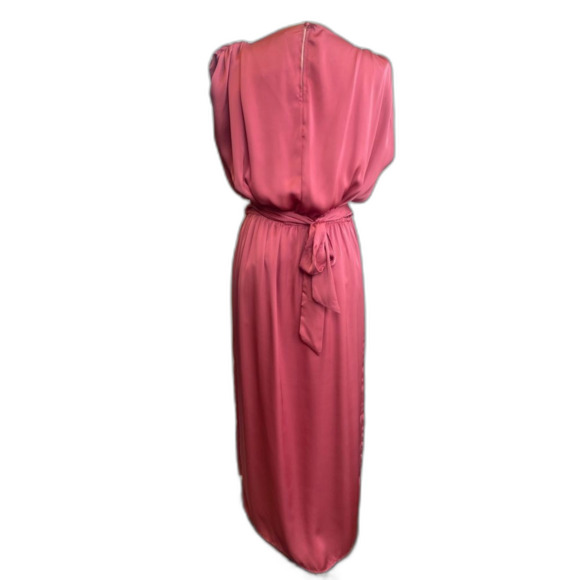 NWT Karlie Amore Long Maxi Sleeveless Dress Elastic Waist & Belt Womens Medium - Picture 3 of 13